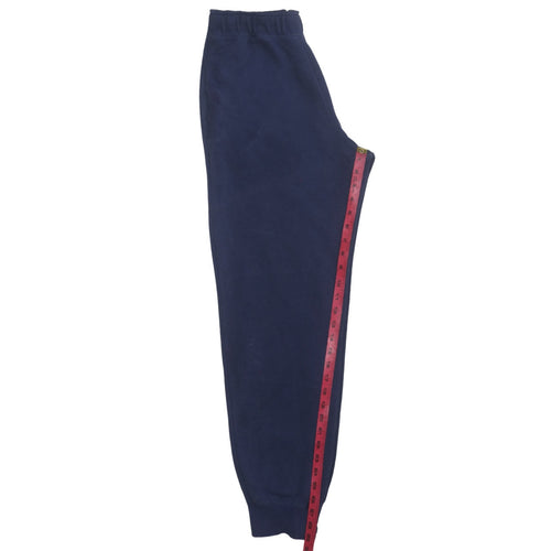 Puma Womens Blue Small Fleece Sweatpants Joggers Sportswear