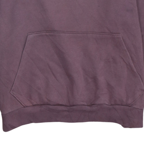 Puma Womens Brown Pullover Hoodie XL Logo Print Casual Sweatshirt