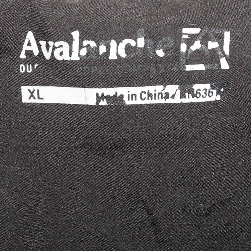 Avalanche Men Black XL Full Zip Lightweight Jacket