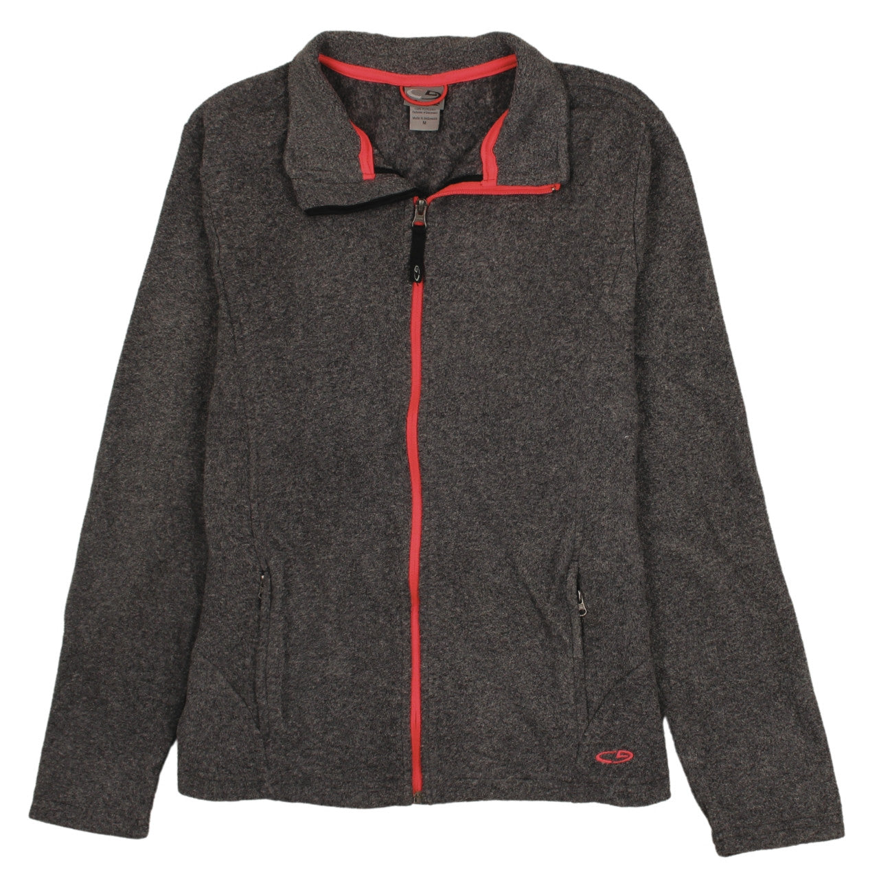 C9 Champion Women's Grey Fleece Full Zip Jacket Size M