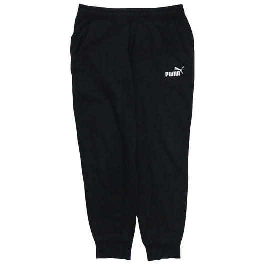 Puma Men's Black Jogger Sweatpants L Cotton Blend Casual