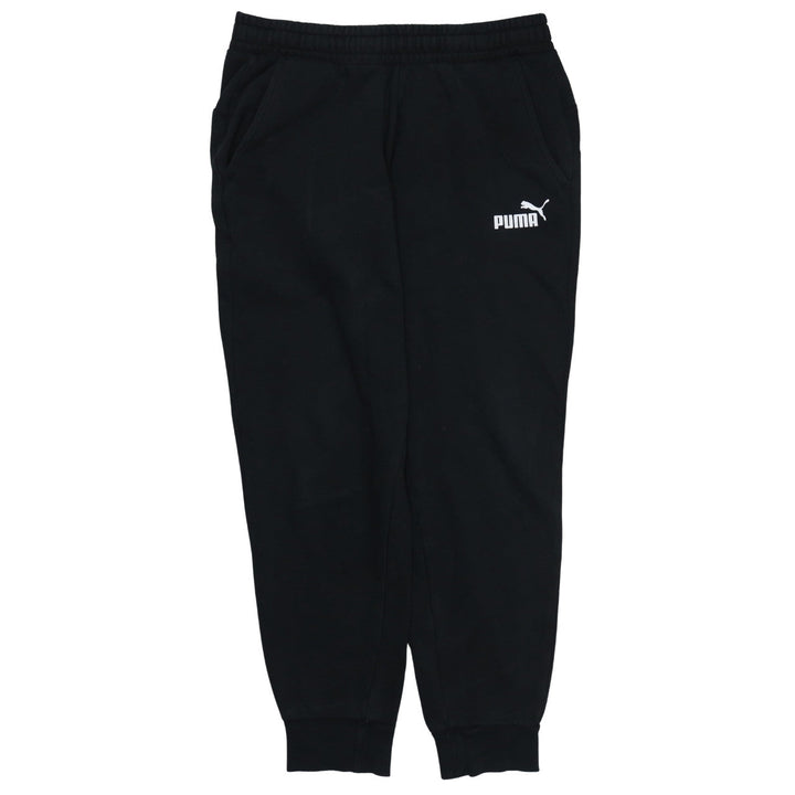 Puma Men's Black Jogger Sweatpants L Cotton Blend Casual
