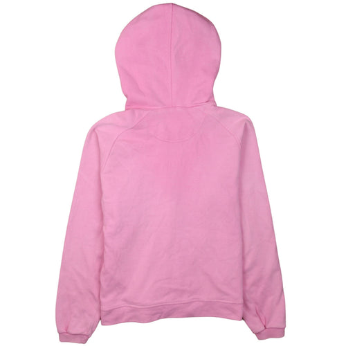 Champion Women Pink Full Zip Hoodie M Cotton Blend Casual