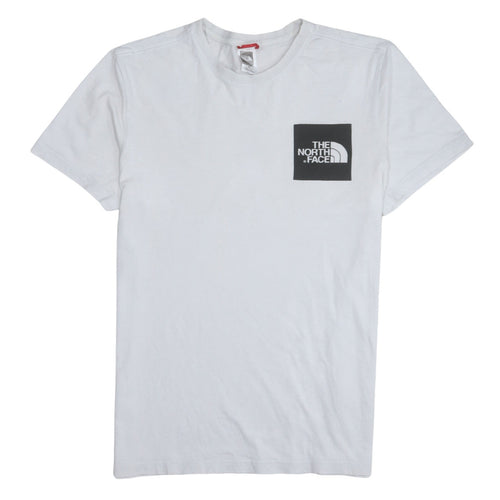 The North Face Men's White Cotton Crew Neck Short Sleeve T-Shirt M