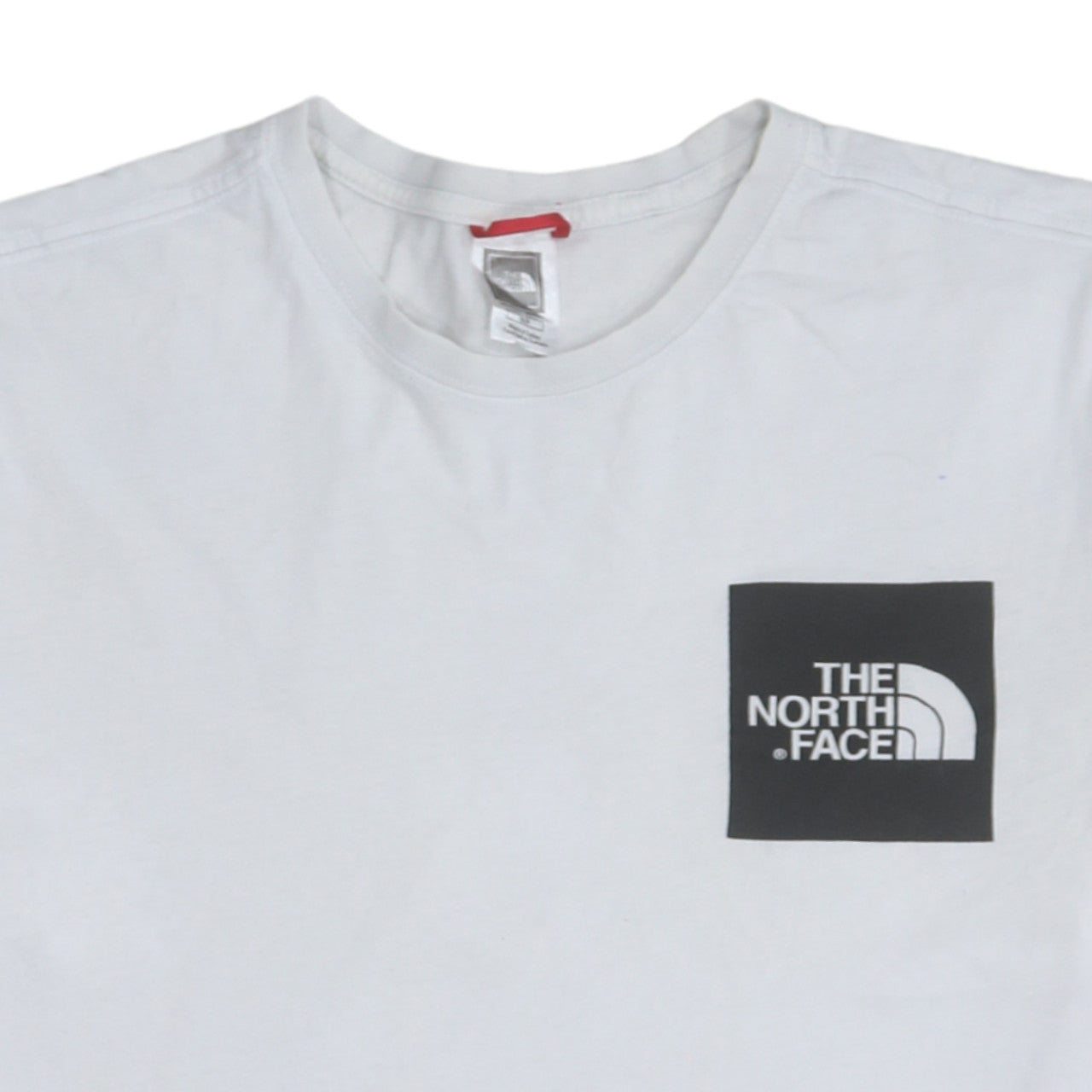 The North Face Men's White Cotton Crew Neck Short Sleeve T-Shirt M