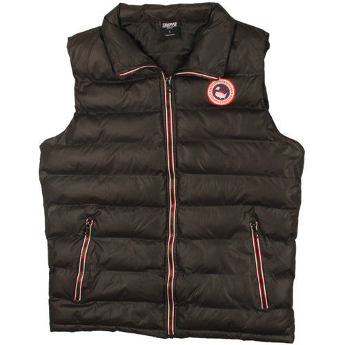 Truppa Men's Black Puffer Waistcoat L Lightweight Winter Vest