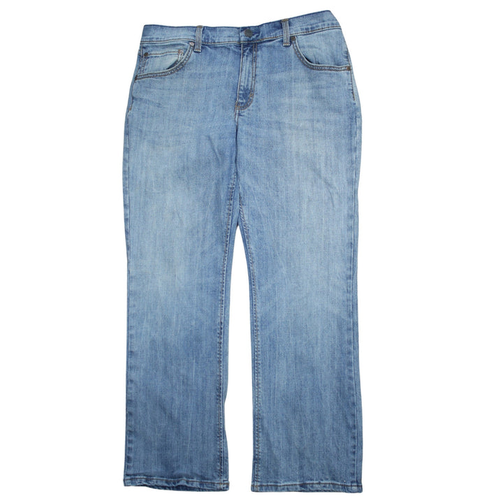 Wrangler Retro Men's Blue 34x30 Straight Leg Denim Jeans