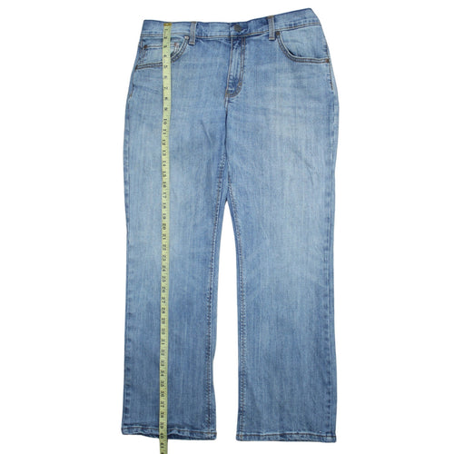 Wrangler Retro Men's Blue 34x30 Straight Leg Denim Jeans