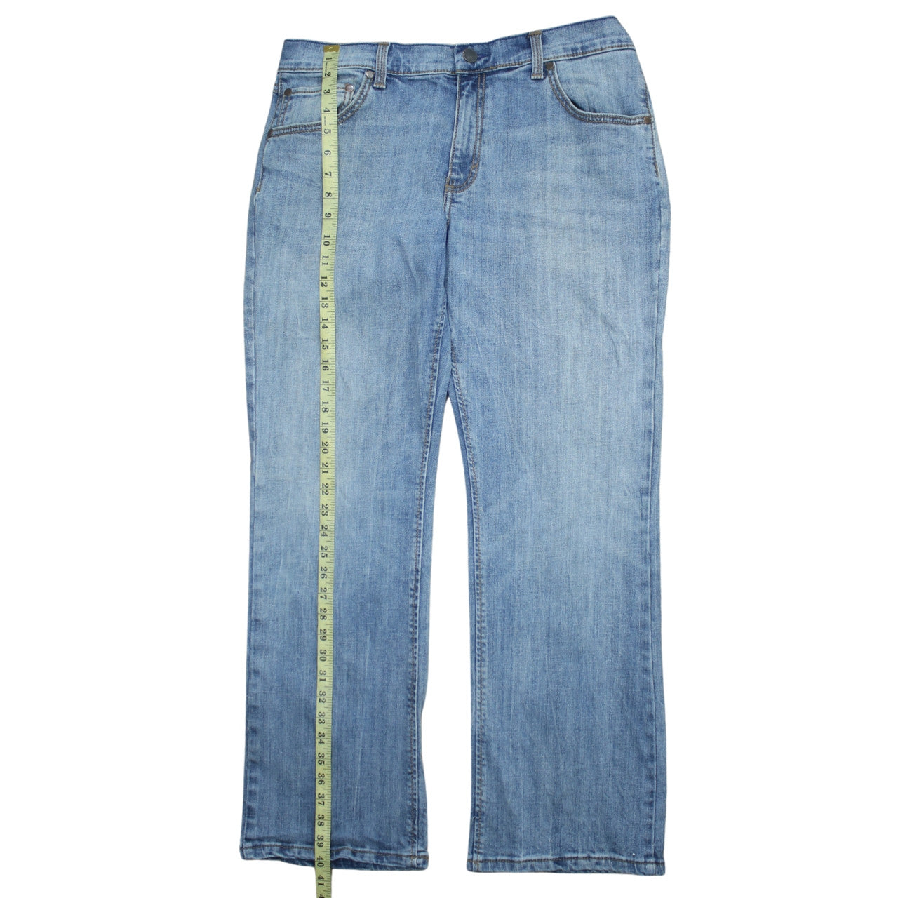 Wrangler Retro Men's Blue 34x30 Straight Leg Denim Jeans
