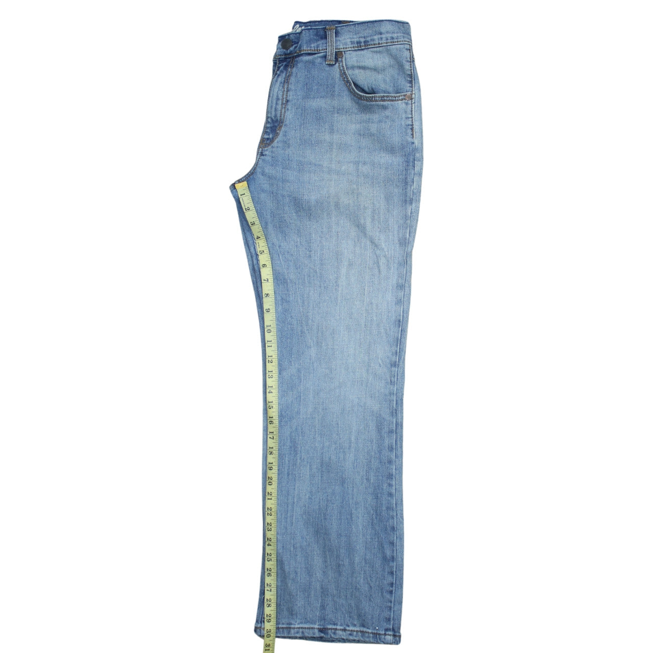 Wrangler Retro Men's Blue 34x30 Straight Leg Denim Jeans