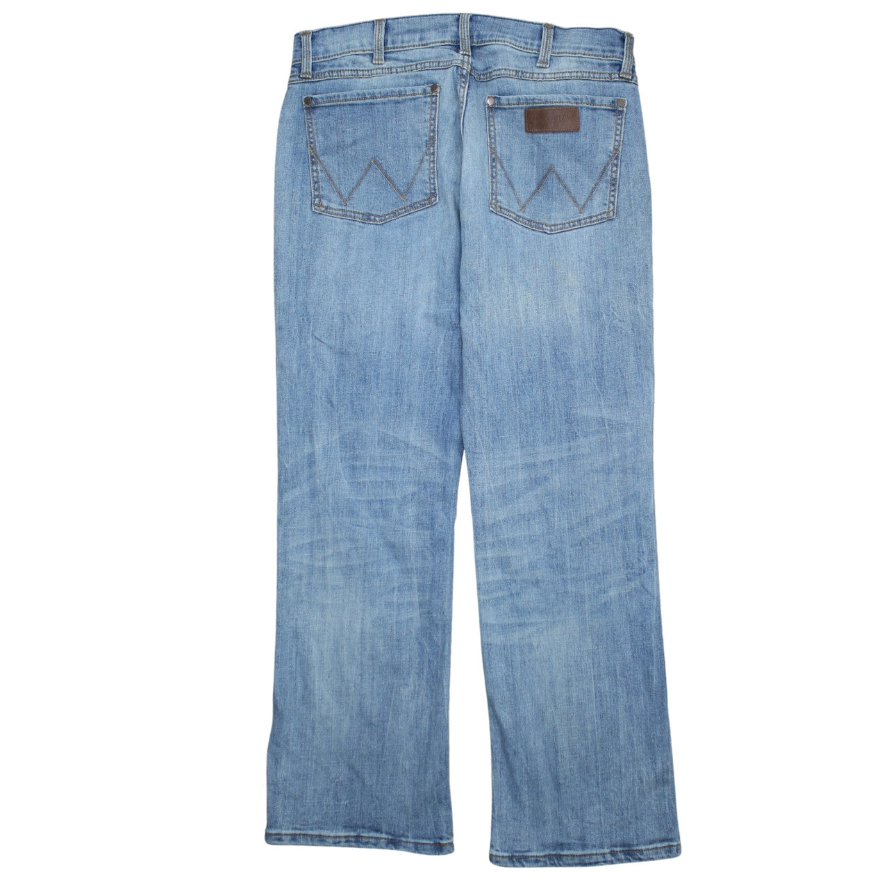 Wrangler Retro Men's Blue 34x30 Straight Leg Denim Jeans
