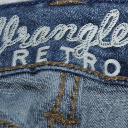 Wrangler Retro Men's Blue 34x30 Straight Leg Denim Jeans
