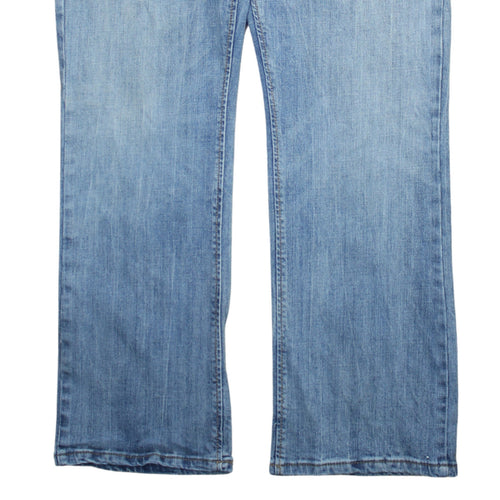 Wrangler Retro Men's Blue 34x30 Straight Leg Denim Jeans
