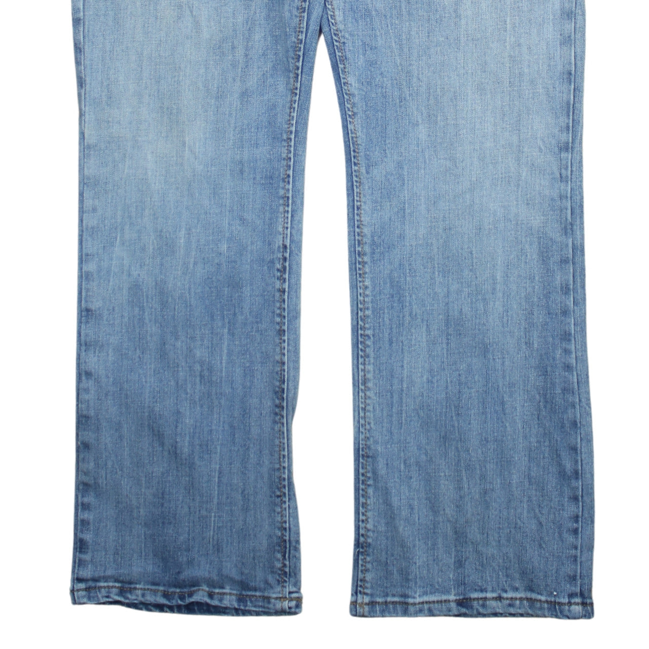 Wrangler Retro Men's Blue 34x30 Straight Leg Denim Jeans