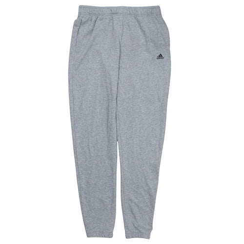 adidas Boys Grey Jogger Trousers 14 Years Regular Fit Elastic Waist