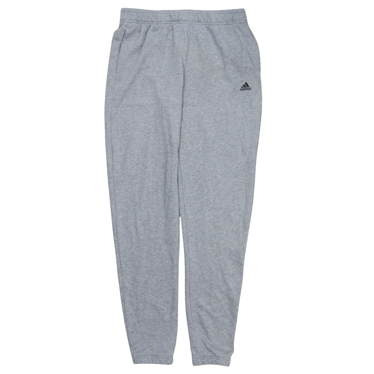 adidas Boys Grey Jogger Trousers 14 Years Regular Fit Elastic Waist