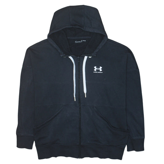 Under Armour Men's Black XL Full Zip Hoodie Sweatshirt