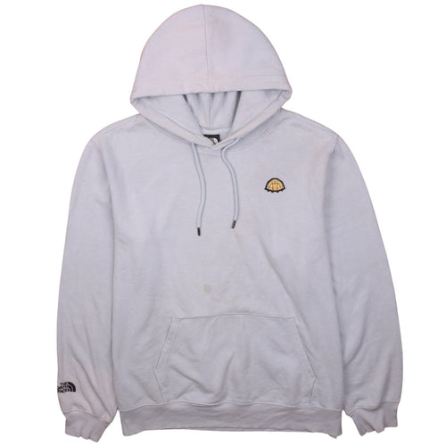 The North Face Mens White Pullover Hoodie XL Fleece