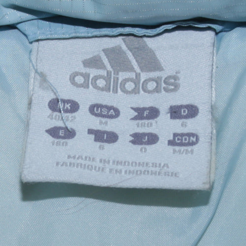Adidas Men's Blue Puffer Jacket Size M 40in Winter Casual Coat