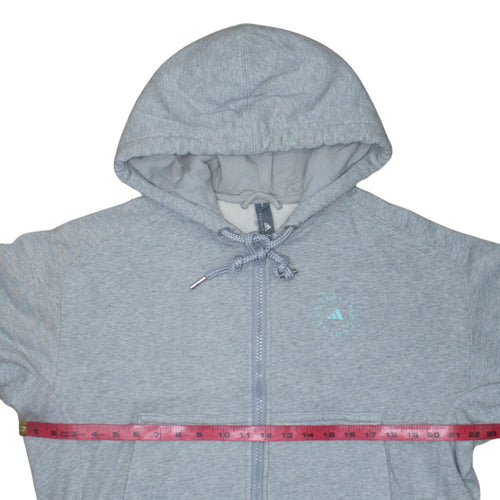 Adidas by Stella McCartney Grey Full Zip Hoodie Unisex S Regular