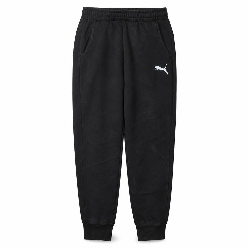 Front view of Puma Men's Black Jogger Sweatpants M Regular Fit Casual