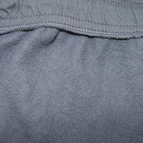 Adidas Men's Grey 2XL Fleece Jogger Trousers with Stripes
