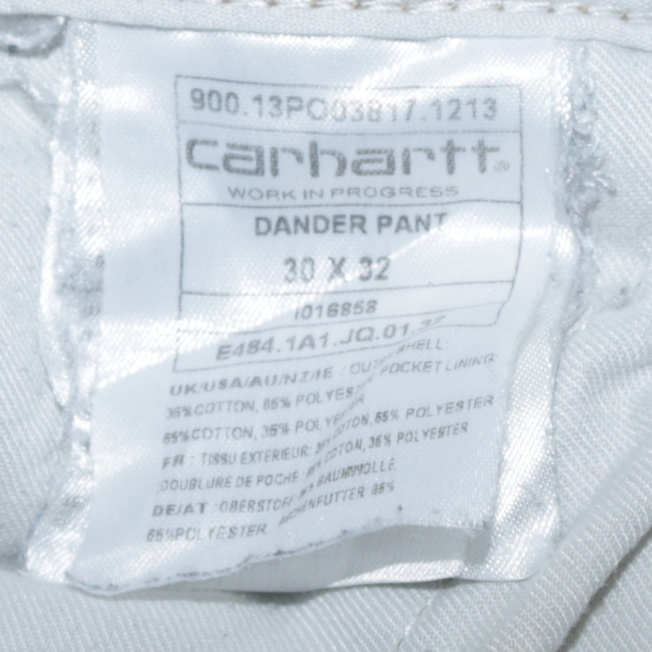 Carhartt WIP Men's Beige Chino Trousers 30x32 Regular Fit