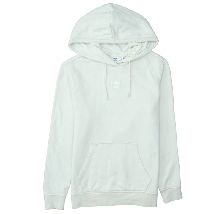 Adidas Women's Ivory Hoodie Size 10 Pullover Cotton Blend