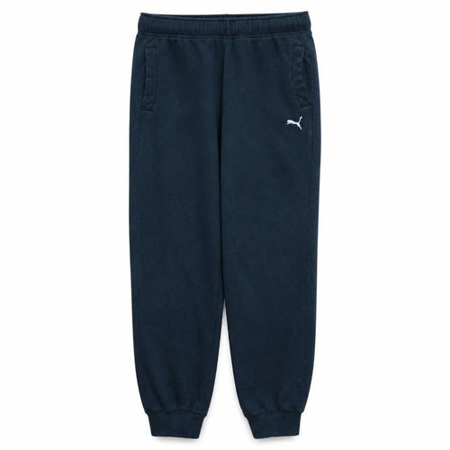 Puma Men Black L Jogger Sweatpants Elastic Waist Cuffed Trousers