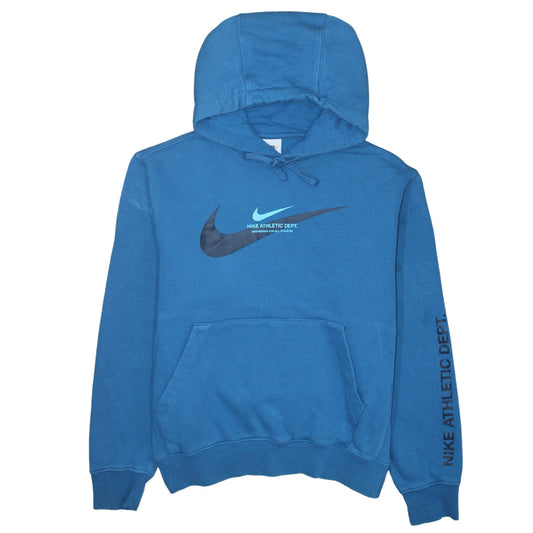 Nike Men's Blue Pullover Hoodie Small Athletic Dept Graphic