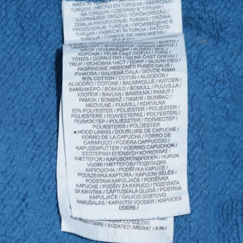 Nike Men's Blue Pullover Hoodie Small Athletic Dept Graphic