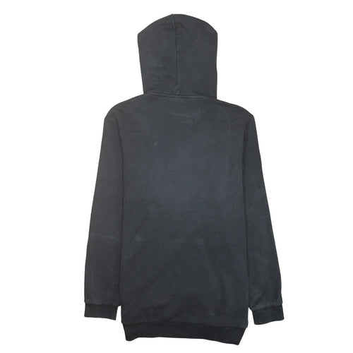 Adidas Men’s Black Pullover Hoodie Size L Logo Fleece Sweatshirt