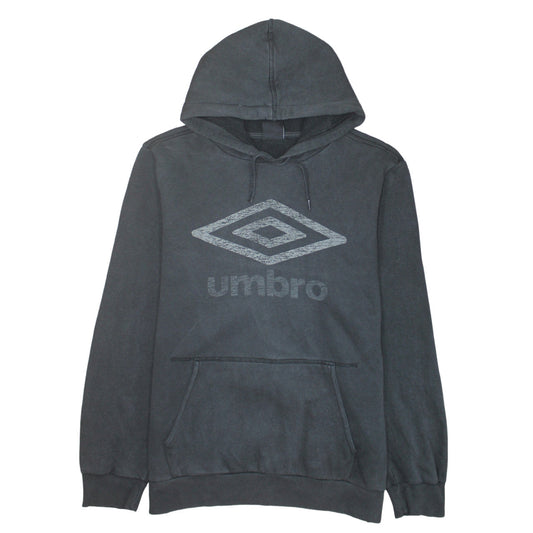 Umbro Men's Black XL Pullover Hoodie with Logo Sports Fleece