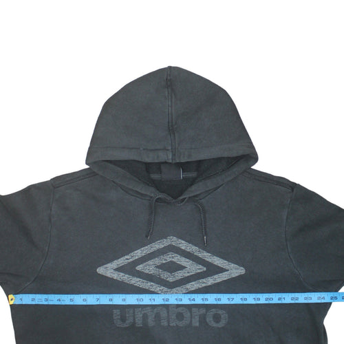 Umbro Men's Black XL Pullover Hoodie with Logo Sports Fleece
