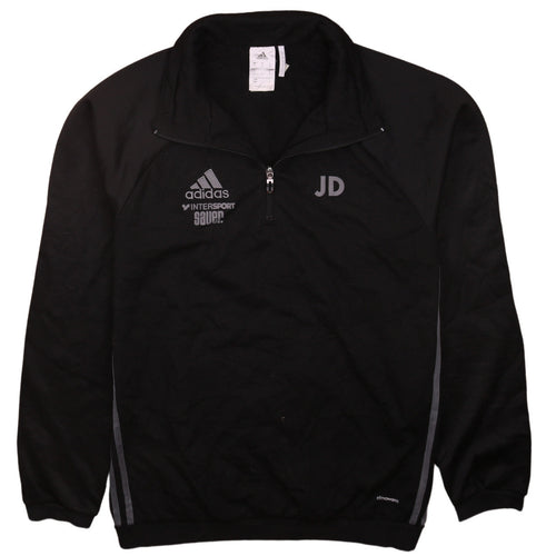 Adidas Men’s Black 1/2 Zip ClimaWarm Sweatshirt M Sports Top