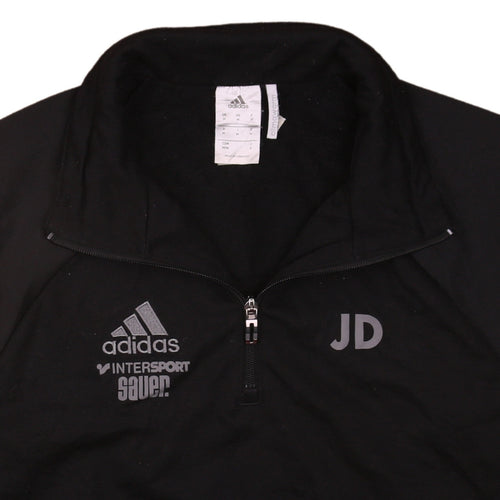 Adidas Men’s Black 1/2 Zip ClimaWarm Sweatshirt M Sports Top