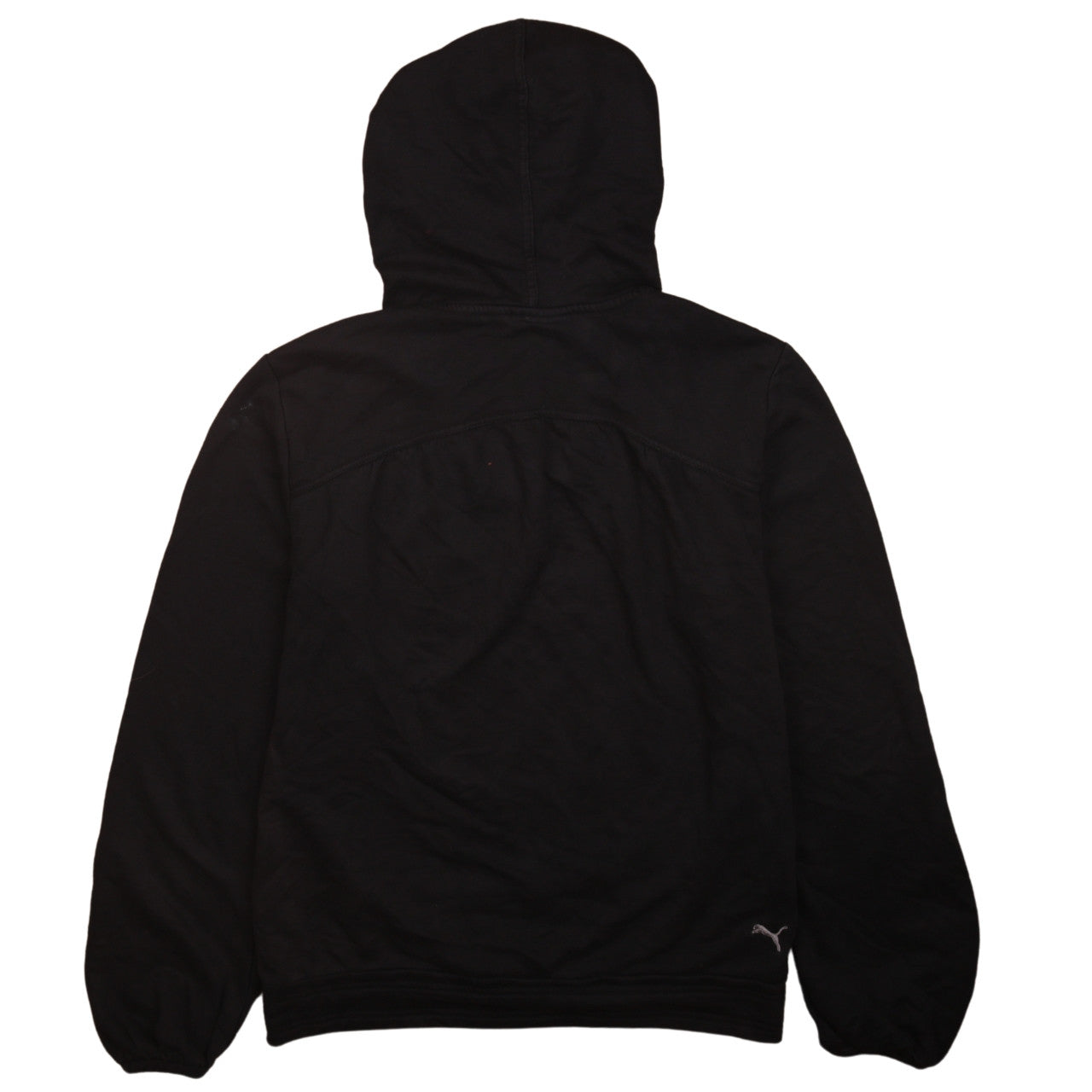 Puma Women's Black Pullover Hoodie Size UK 12 Medium Logo Athletic