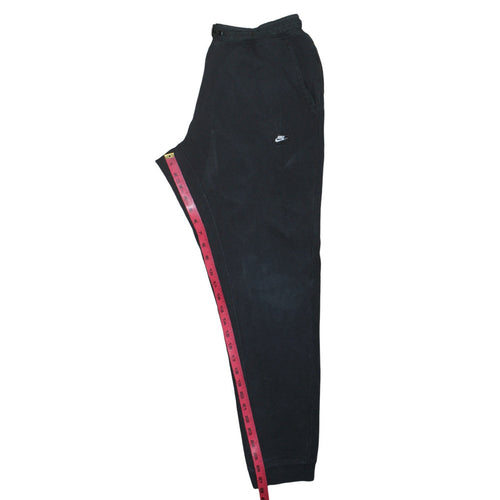 Nike Men's Black Joggers Sweatpants M Regular Fit Cotton Blend