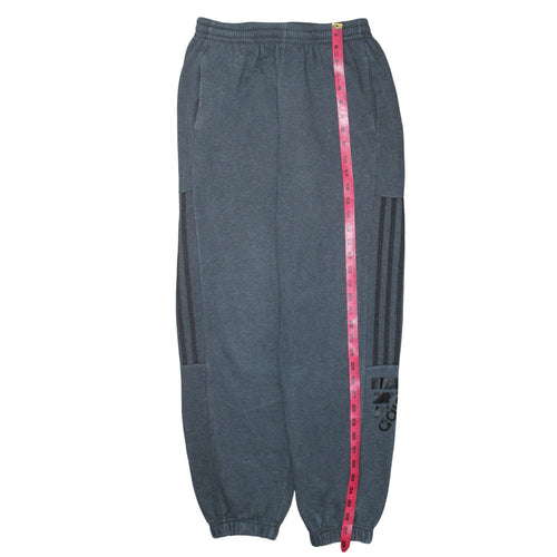 Adidas Boys Blue Jogger Sweatpants 13-14 Years Elastic Waist Pockets