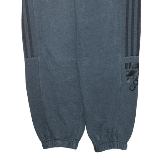 Adidas Boys Blue Jogger Sweatpants 13-14 Years Elastic Waist Pockets