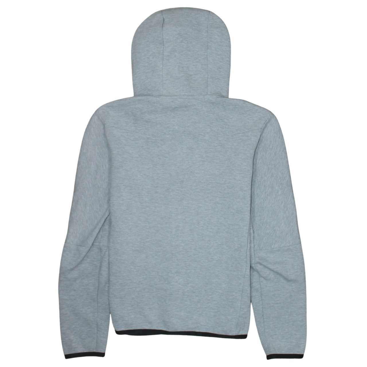 Nike Men's Grey XS Full Zip Hoodie with Logo Accents