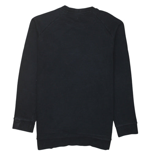 Adidas Womens Black Size 16 Crew Neck Pullover Sweatshirt