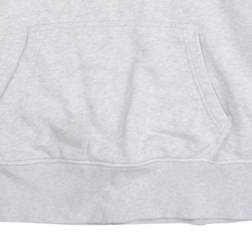 Adidas Womens Grey Pullover Hoodie Size M Regular Cotton Blend