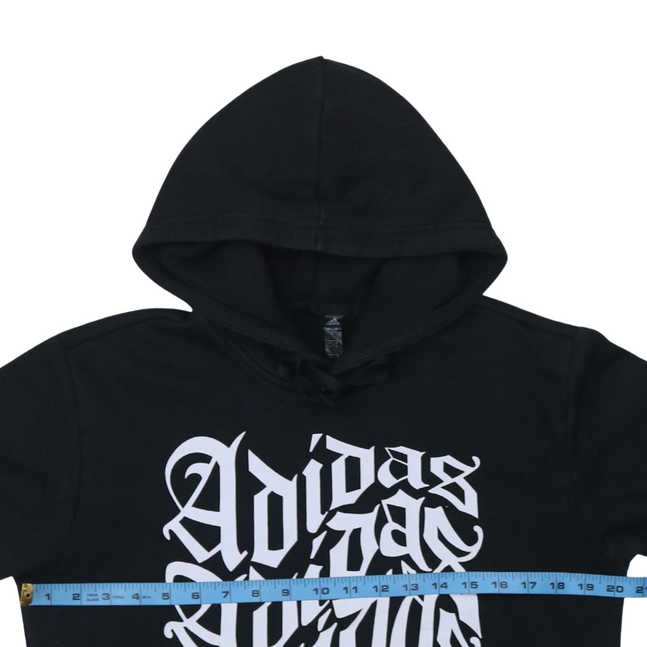 Adidas Men's Black Pullover Hoodie Small Graphic Print Sportswear