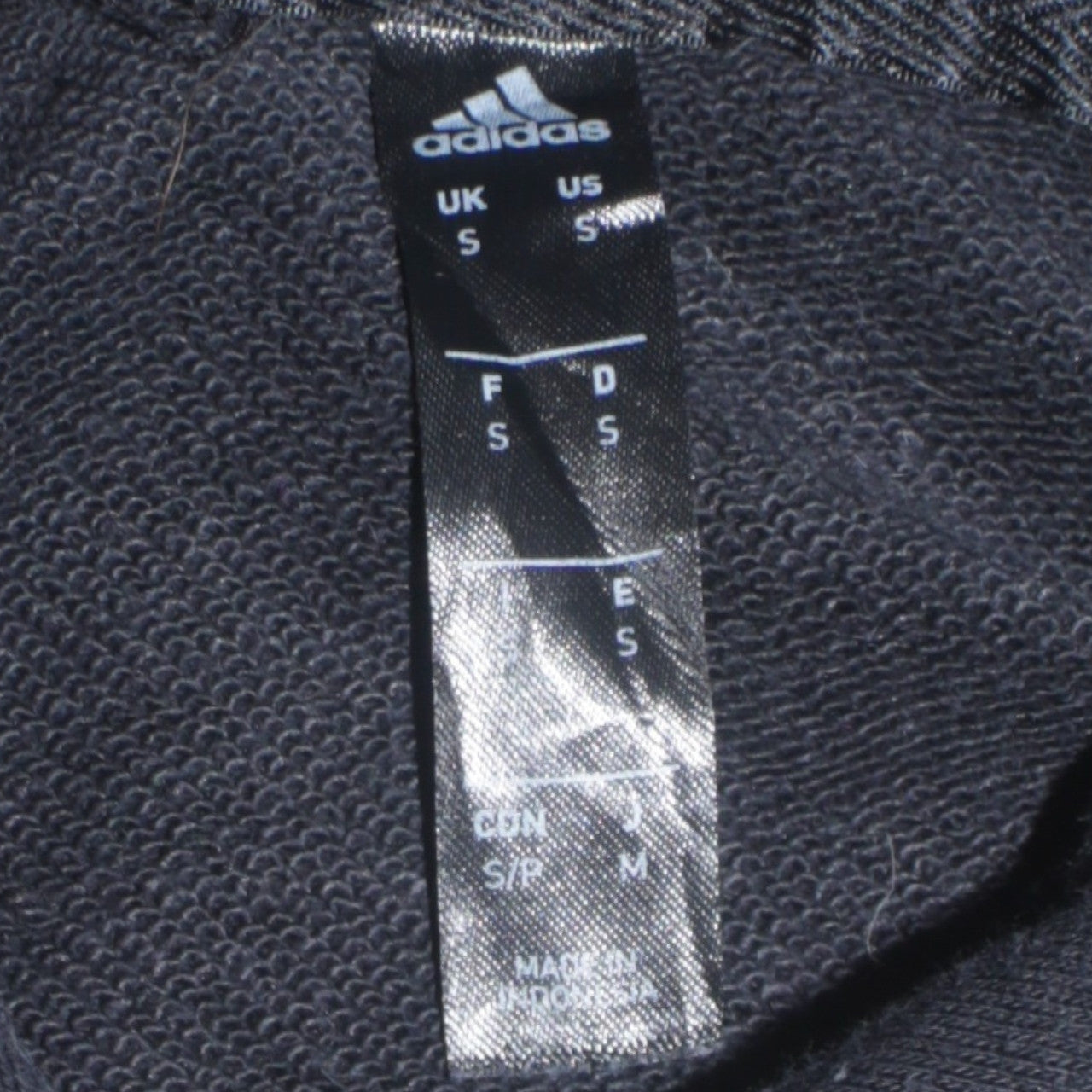 Adidas Men's Black Pullover Hoodie Small Graphic Print Sportswear