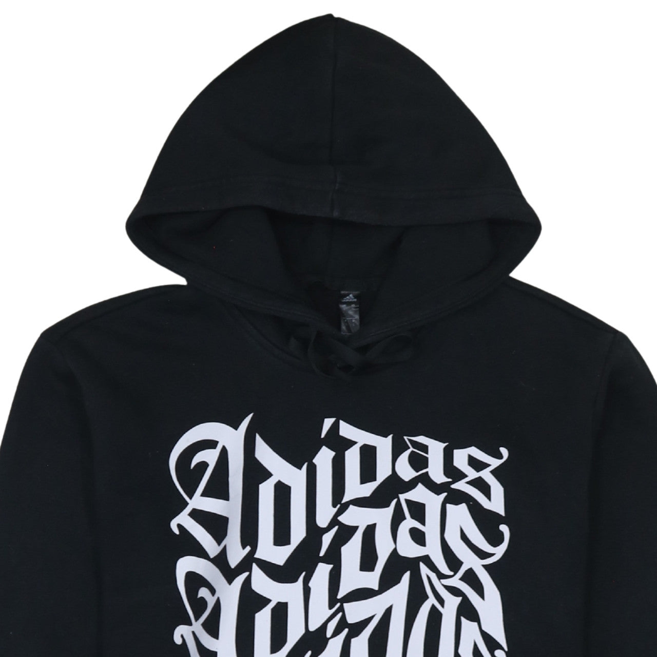 Adidas Men's Black Pullover Hoodie Small Graphic Print Sportswear