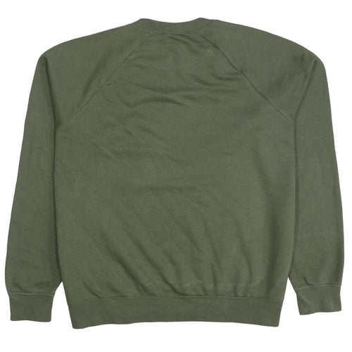 Nike Women’s Green Crew Neck Logo Pullover Sweatshirt L