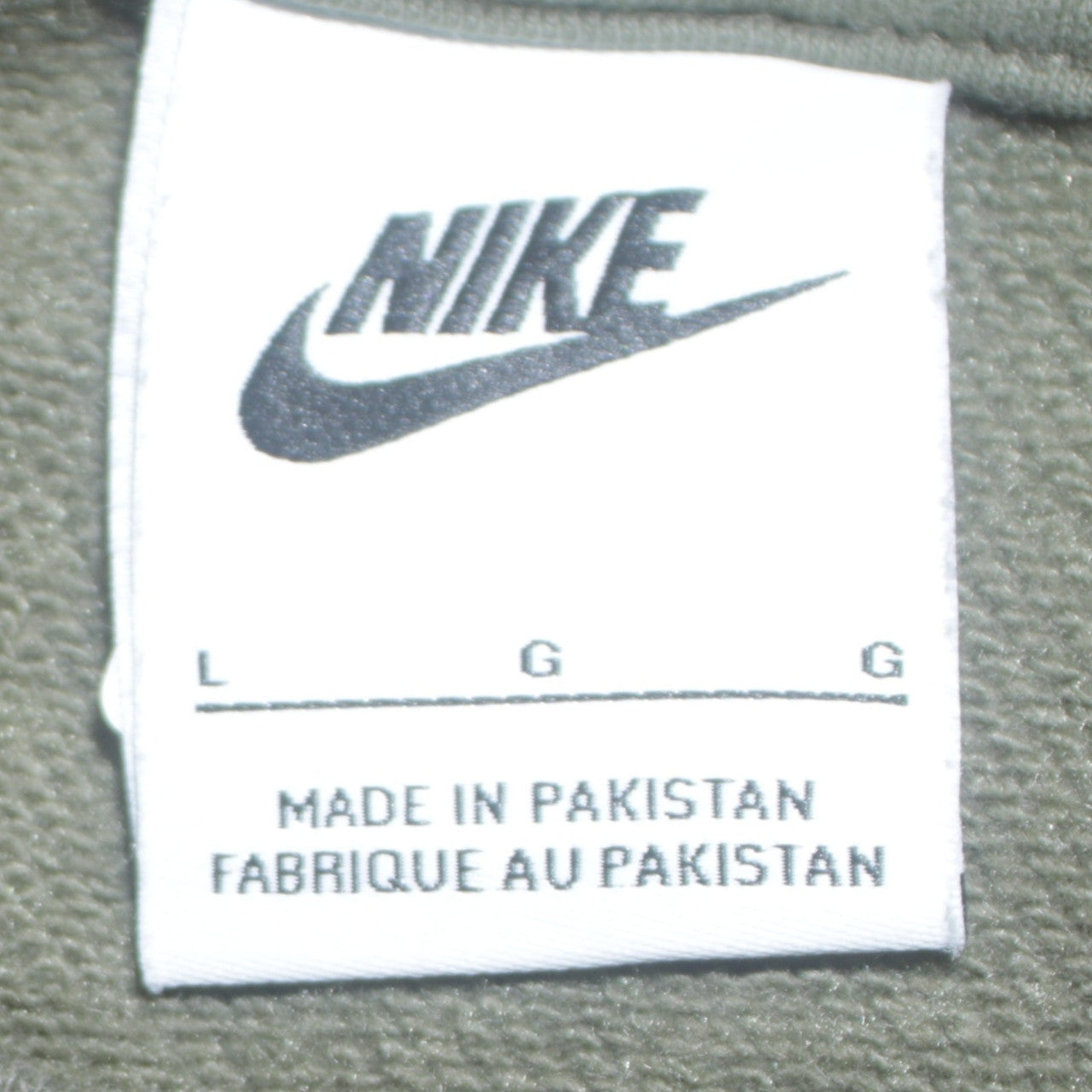 Nike Women’s Green Crew Neck Logo Pullover Sweatshirt L