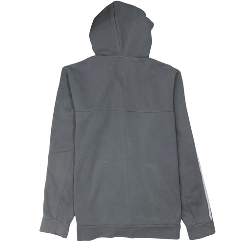 Adidas Men's Grey Full Zip Hoodie Medium Sports Fleece