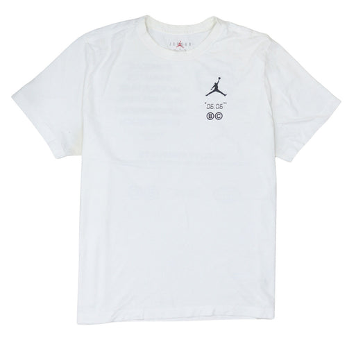 Nike Jordan Men's White 2XL Graphic Sports Crew Neck T-Shirt